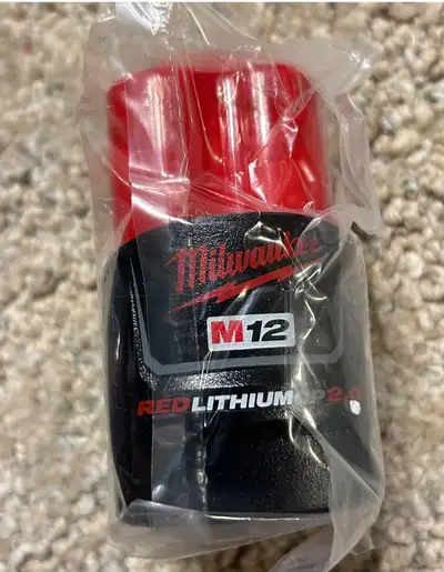 Brand new MILWAUKEE M12 2ah CP battery , View more