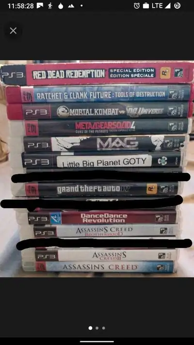 PS3 Games for sale, View more