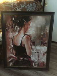 Oil painting from Josée La Roche