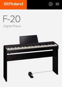 Piano Roland F-20