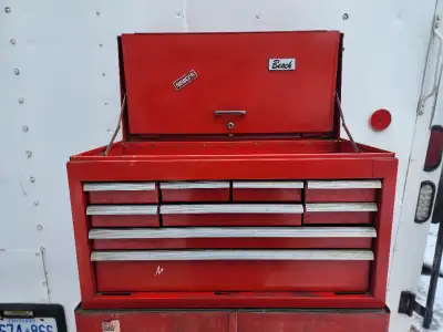 First $125 takes it. I am not looking for any offers. For sale a Beach nine drawers tool chest in go...