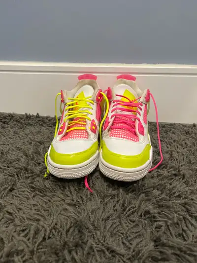 pink lemonade Jordan fours, View more