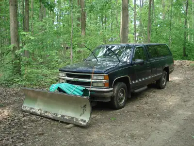 1969 GMC 4x4 Plow Truck Good for yard or Drive. 4x4 needs work, many new parts. Snow dog 7.5 plow. T...