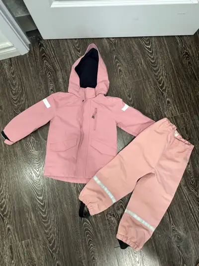 H&M rain jacket and pants girl size 4T, View more