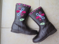 PEDIPED Girl Leather Boots - size 31 (13-13.5 US) - like NEW