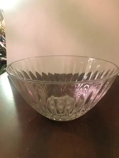 Large Glass Bowl.  Breast Cancer Fundraiser., View more