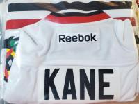 Patrick Kane Autographed Jersey (Stained)(Frameworth Cert)