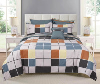 NEW North Home 100% Cotton 4-Piece Duvet Cover Set - TWIN
