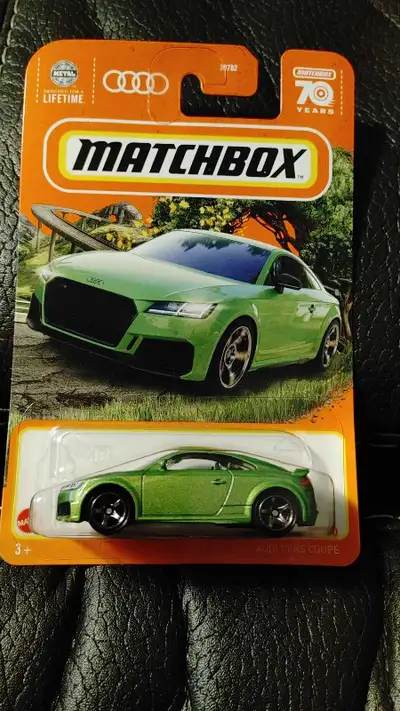 2023 Matchbox Audi TT RS Coupe 2/100 GREEN METALLIC 70 Year Anniversary Diecast. Please see photos f...