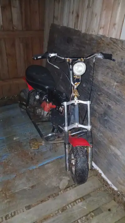 Needs fresh fuel and the carb cleaned, comes with extra motor. Pick up in Wallaceburg.