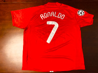 2007-2009 - Super Rare Manchester United Jersey - Ronaldo - XXL