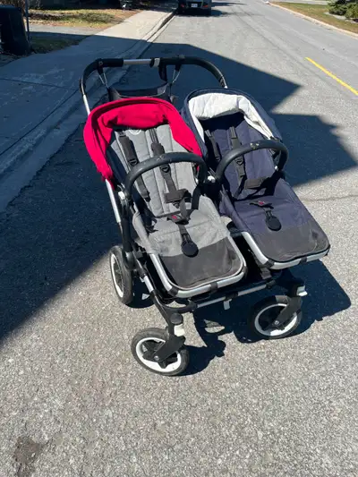 For Sale - Bugaboo Donkey 2 Double Stroller with All Accessories, View more