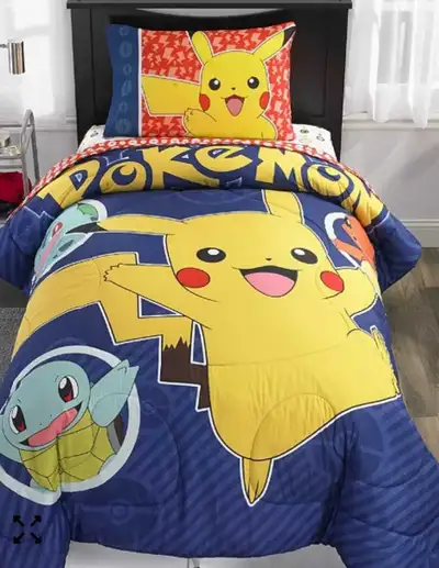 Twin/Full Bed Set- Pokemon, View more