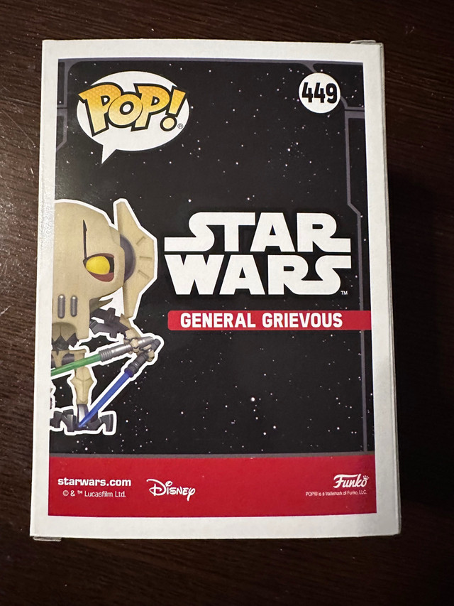 Funko Pop Star Wars General Grievous HT exclusive in Toys & Games in La Ronge - Image 3