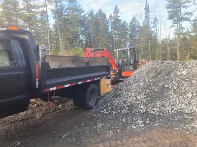 Gravel and soil delivery 