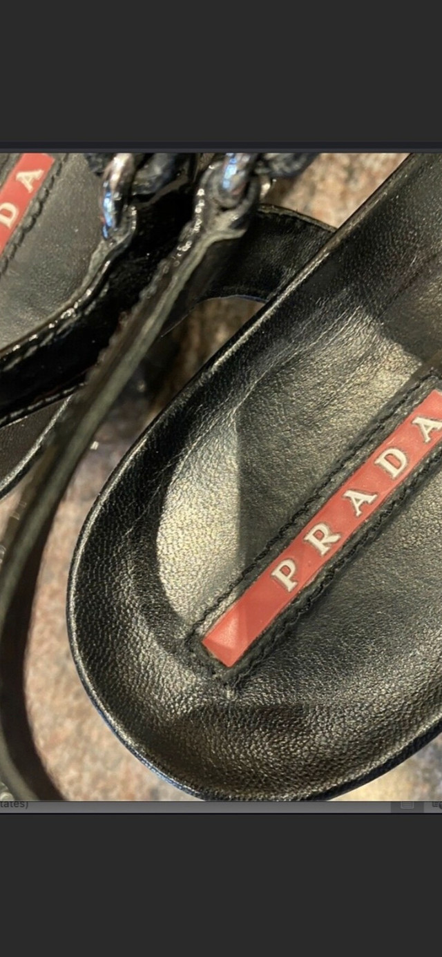Prada womens shoes sandals wedge size 7  in Women's - Shoes in City of Toronto - Image 4