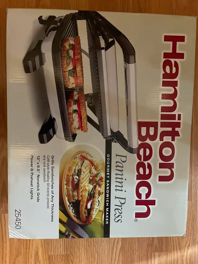 Hamilton Beach Panini Press