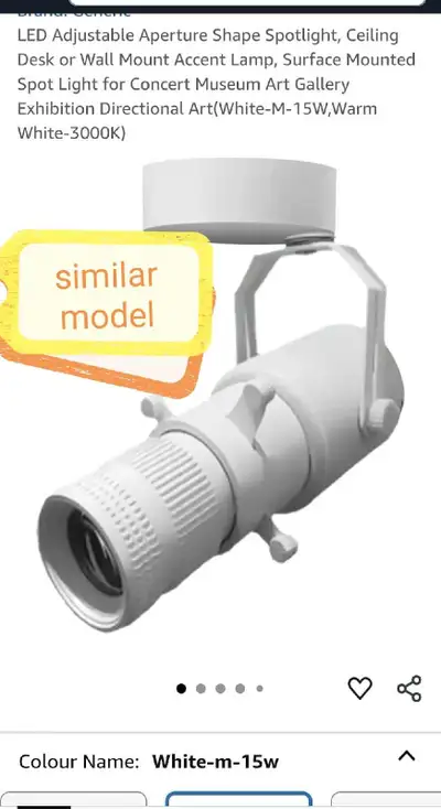 LED Spotlight with remote, View more