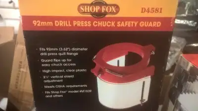Rack5, Designed for use with Shop Fox Drill Press model M1039 $36.80/ $20. new in box. Spring loaded...