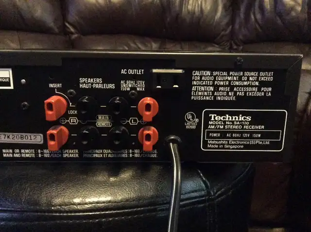 VINTAGE TECHNICS SA 130 AM FM STEREO RECEIVER AMPLIFIER in Stereo Systems & Home Theatre in City of Toronto - Image 11