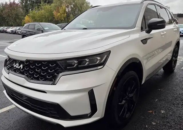 2023 Kia Sorento SX Trim Burgundy Leather Interior.
