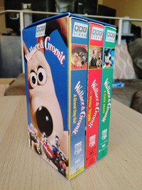 Wallace & Gromit – 3 NTSC VHS tape boxset – BBC video