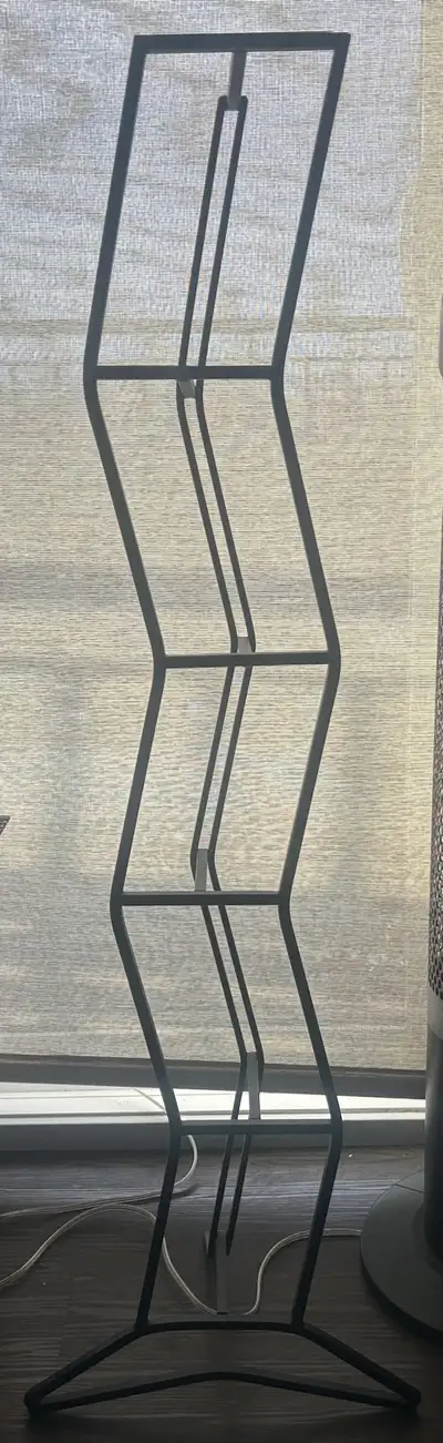 Black iron CD tower for sale. Holds about 100 plus CDs. St James Polo Park for pick up. $40 cash.