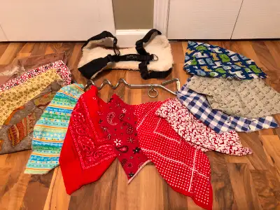 Four Paws Medium Dog Coat with 12 Bandanas & Tether, View more