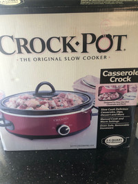 Never used Casserole crock from Crockpot