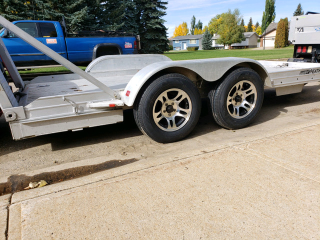 Featherlite aluminum 6x14 ft trailer, with winch in Cargo & Utility Trailers in Red Deer - Image 3