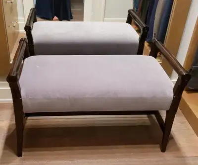 SOLID WOOD BEDROOM BENCH, View more