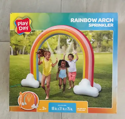 NEW HUGE Rainbow Arch Sprinkler Summer Fun, View more