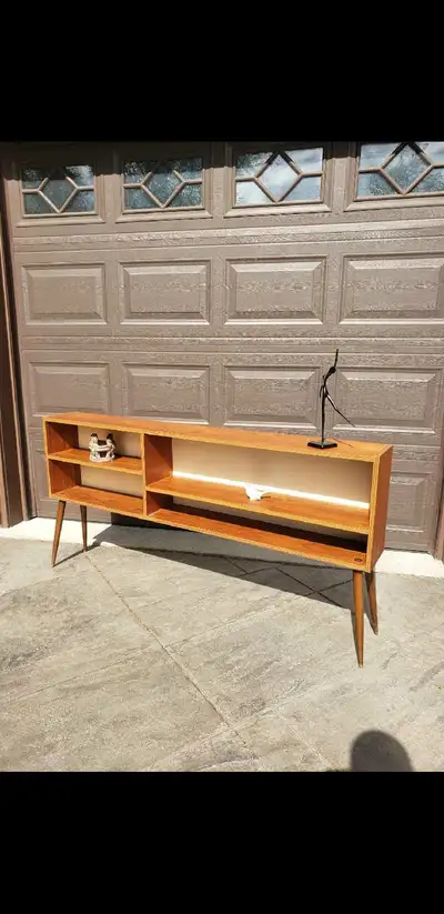 Mid-Century Modern Teak media Shelf, View more