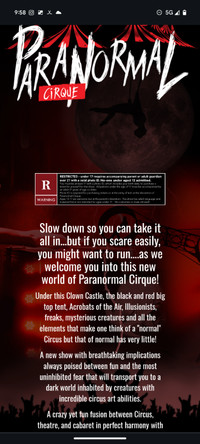 Paranormal cirque