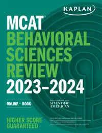 MCAT Behavioral Sciences Review 2023-2024 9781506282879