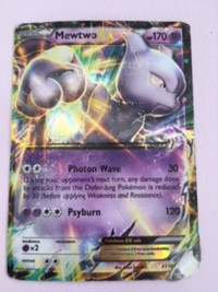 1 Pokemon card -- Mewtwo Ex