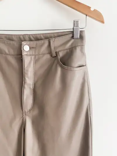 Dynamite Gisele Faux Leather Pants, View more