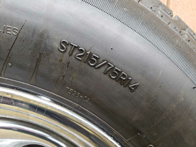 14 inch trailer wheels and tires  in Tires & Rims in Prince Albert - Image 4