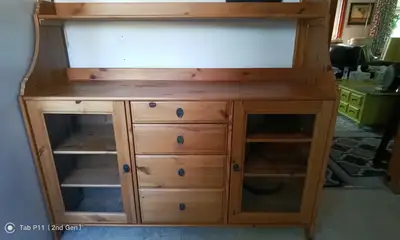 Elegant Ikea solid hardwood Kitchen buffet/sideboard., View more
