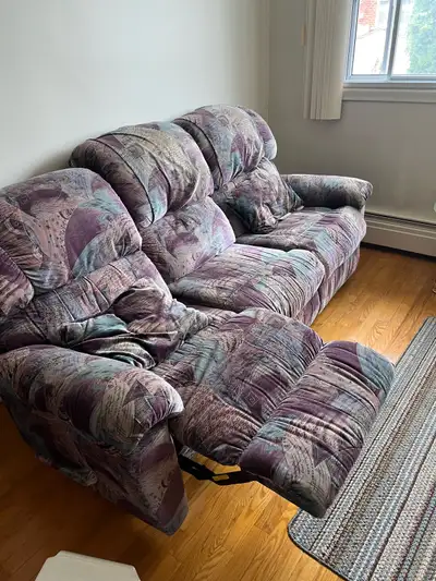 Sofa with 2 recliners, View more