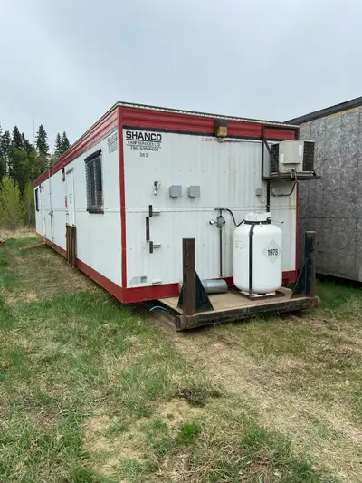 2004 Shanco 12x52ft office w washroom Washroom w shower, pressure system, hot water tank, propane fu...