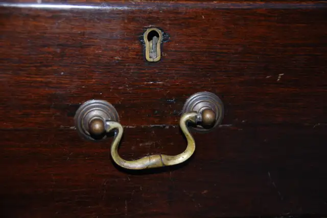 Antique wooden Liberty Cabinet and Liberty Desk in Hutches & Display Cabinets in Edmonton - Image 7