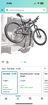 	Allen Sports Deluxe 2-Bike tire rack