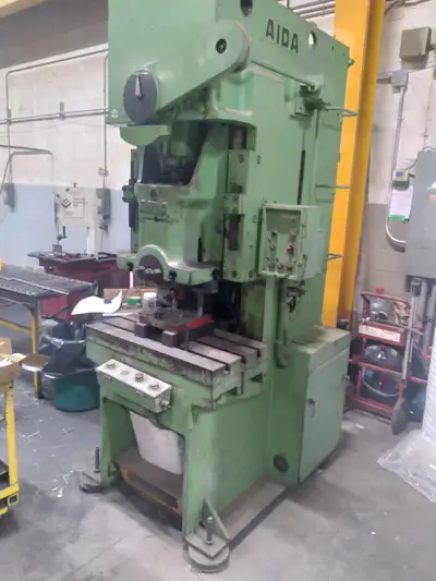 55 TON AIDA MODEL PC-5(1) SINGLE CRANK GAP FRAME PRESS, View more