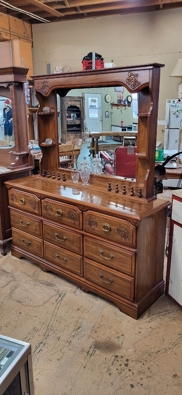 Large Dresser with Mirror in Hutches & Display Cabinets in Trenton