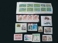 Collection de timbres du Canada 1985 et Europe, USA