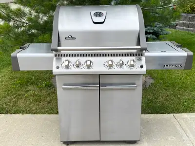 Napoleon Legend 485RSIB stainless steel propane gas grill. , View more