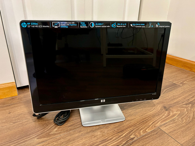 HP 23” Full HD LCD Monitor in Monitors in Winnipeg - Image 2