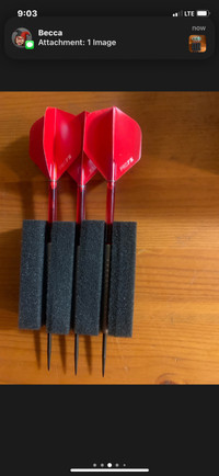 RED DRAGON 24 GRAMS COMPLETE STEAL TIP SET OF 3 DARTS