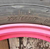 Pink Barbie Rim and tire